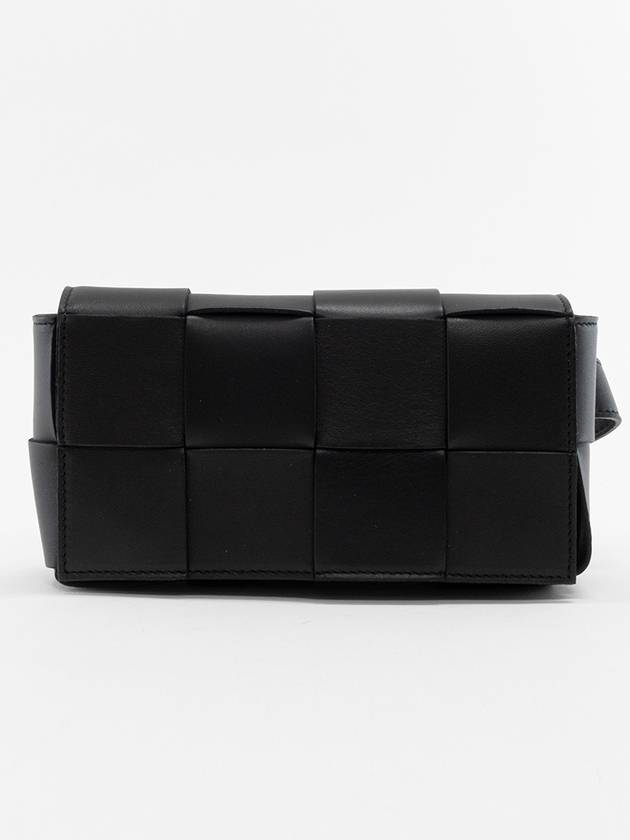 Intrecciato Small Cassette Belt Bag Black - BOTTEGA VENETA - BALAAN 2