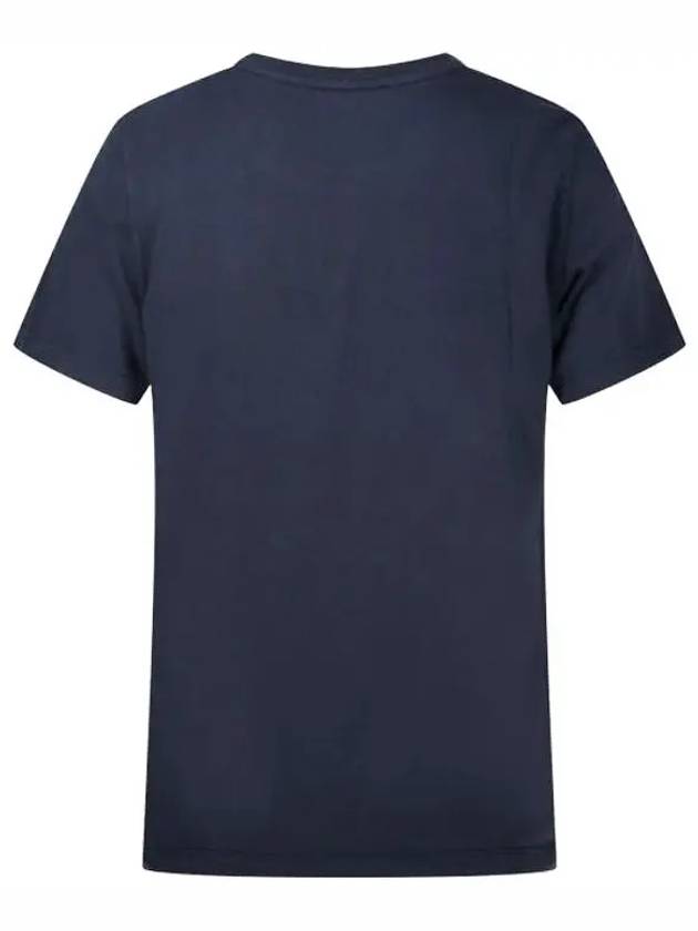 Fox Head Patch Regular Short Sleeve T-Shirt Navy - MAISON KITSUNE - BALAAN 5