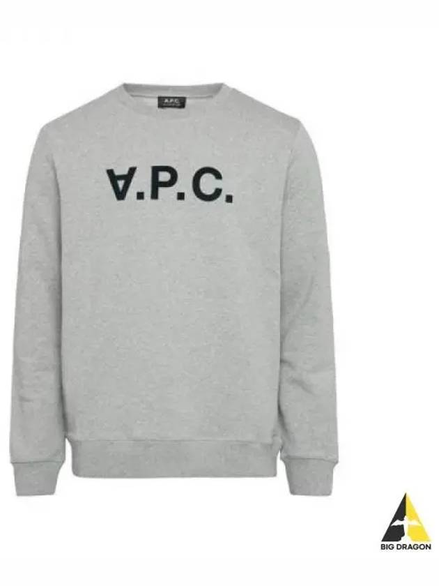 APC VPC Logo Sweatshirt Gray COFAX H27378 - A.P.C. - BALAAN 1