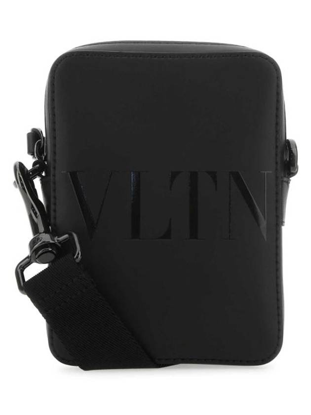 VLTN Leather Cross Bag Black - VALENTINO - BALAAN 1