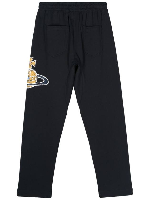 Time Machine Football Cotton Straight Pants Navy - VIVIENNE WESTWOOD - BALAAN 3