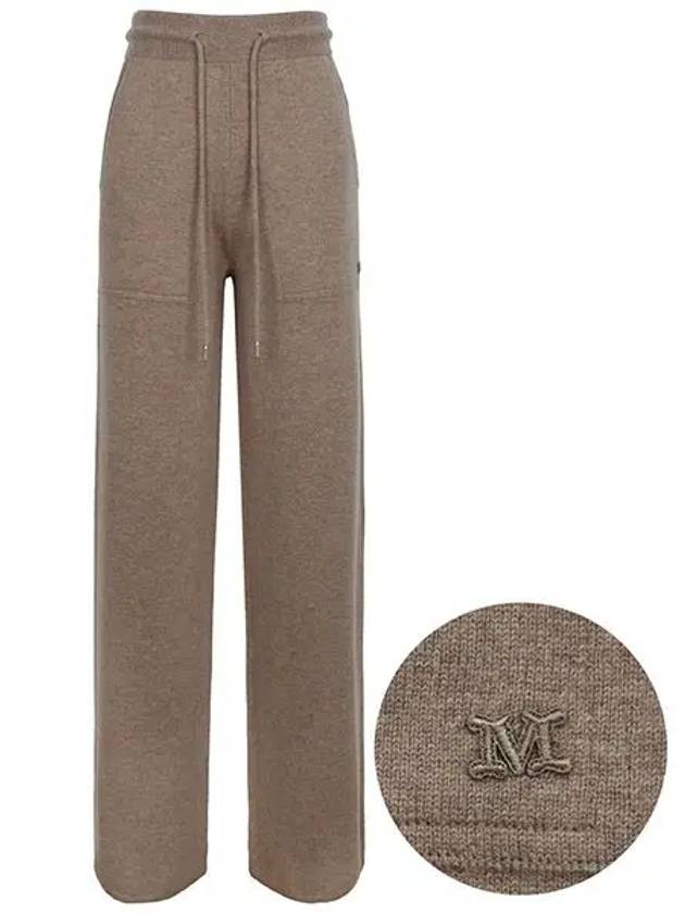 23FW Sand Parole Wool Cashmere Pants PAROLE 011 - MAX MARA - BALAAN 4