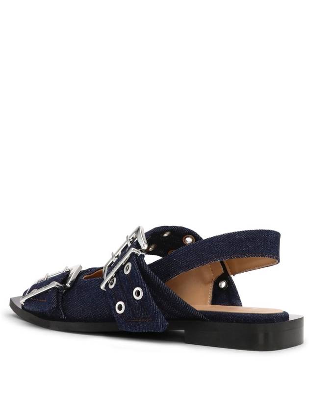 GANNI Flat shoes Blue - GANNI - BALAAN 3