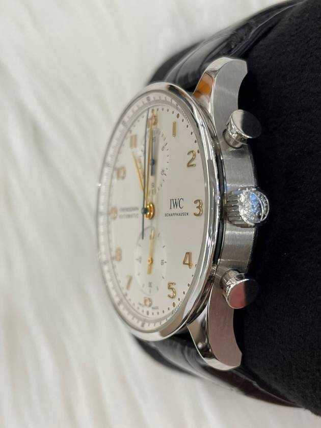 Women s Portugieser Chrono Gold Hands 19 Years Old IW371604 Condition - IWC - BALAAN 6