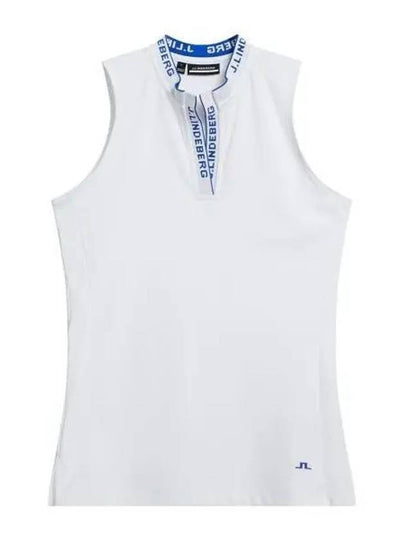 Leya Logo Tape Sleeveless White - J.LINDEBERG - BALAAN 2