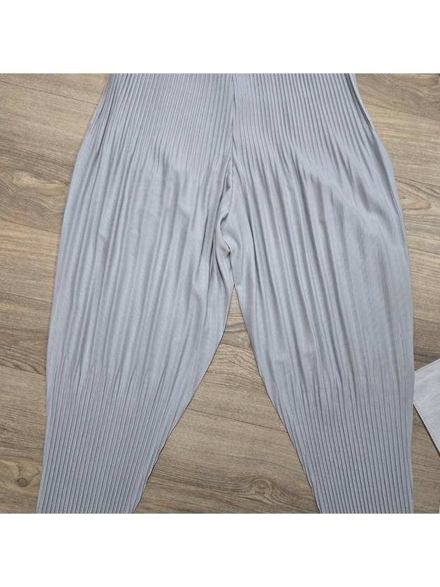 Homme Pliss JF451 11 Pleated Tapered Men s Pants Light Gray Size No 2 - ISSEY MIYAKE - BALAAN 3