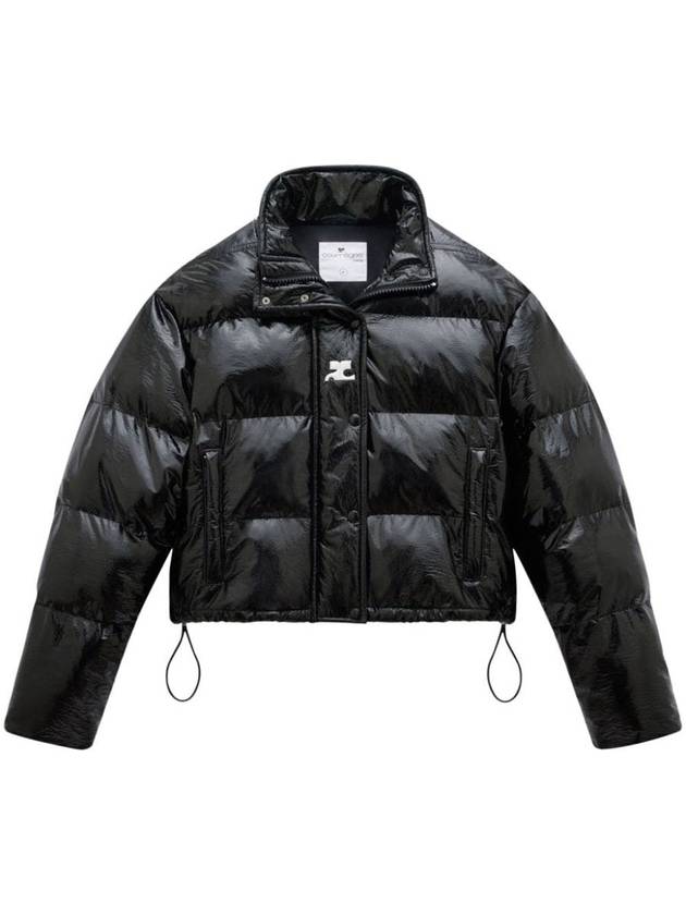 Vinyl Padding Jacket Black - COURREGES - BALAAN 2