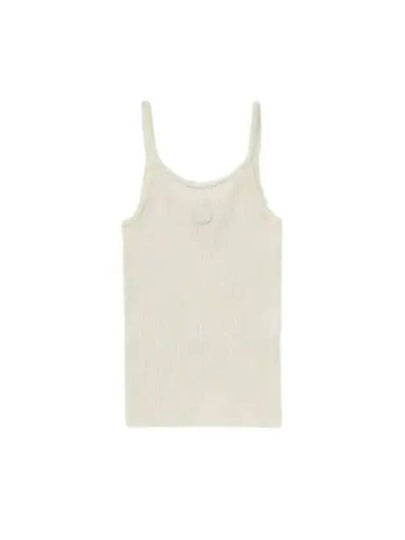 SRHWC Ribbed Sleeveless Cream - SPORTY & RICH - BALAAN 2