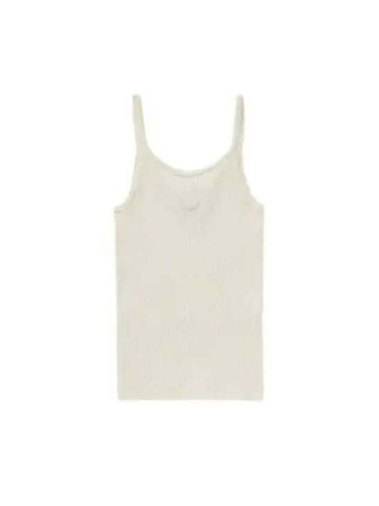 SRHWC Ribbed Sleeveless Cream - SPORTY & RICH - BALAAN 2