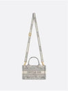 Toile De Jouy Reverse Embroidered Mini Book Tote Bag Grey - DIOR - BALAAN 5