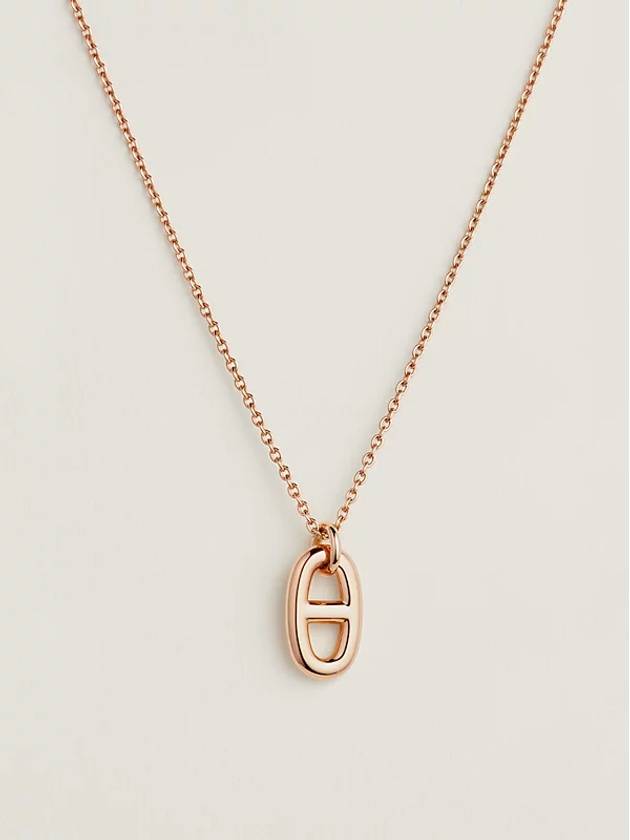 Small Farandole Pendant Necklace Rose Gold - HERMES - BALAAN 8