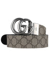 GG Marmont Reversible Leather Belt Beige - GUCCI - BALAAN 2