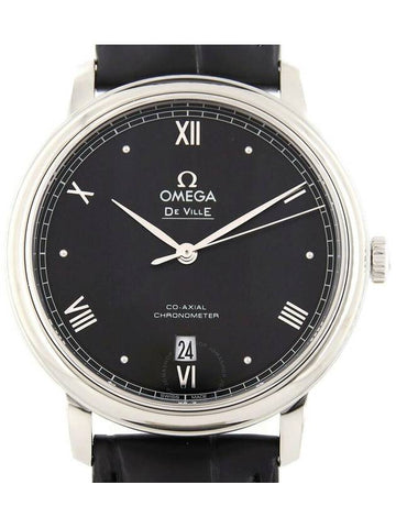 Omega De Ville Prestige 39.5mm Automatic Black Dial Men's Watch 42413402001002 - OMEGA - BALAAN 1