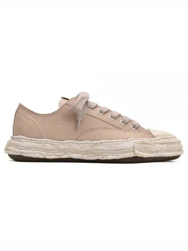 24 A12FW706 BROWN PETERSON23 OG sole canvas low top sneakers - MIHARA YASUHIRO - BALAAN 1