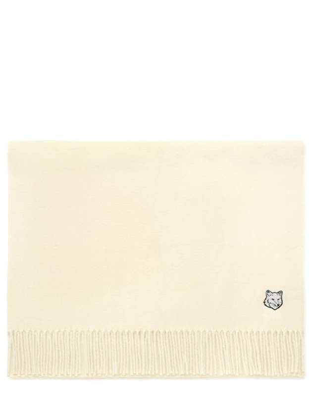 Wool Fox Head Muffler Ivory - MAISON KITSUNE - BALAAN 2