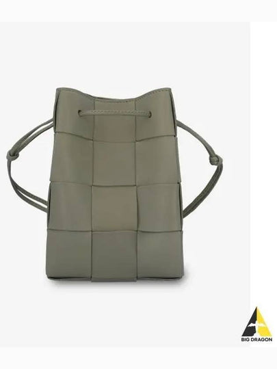 Intrecciato Cassette Small Bucket Bag Travertine - BOTTEGA VENETA - BALAAN 2