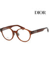 Glasses frame CD3F 2LF Asian fit round horn rim - DIOR - BALAAN 1