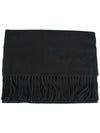 Embrois embroidered muffler black - A.P.C. - 4