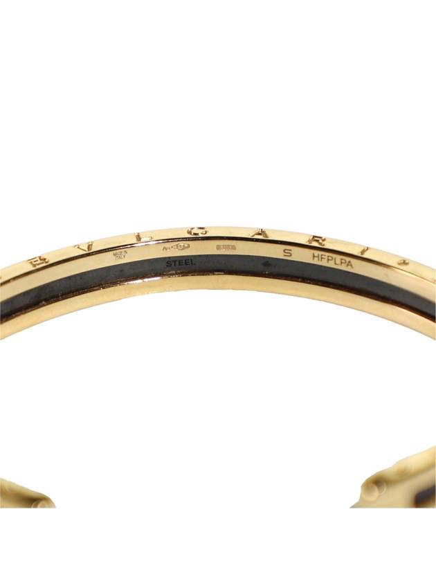 S BZERO1 Bangle Open Logo Bracelet - BVLGARI - BALAAN 6