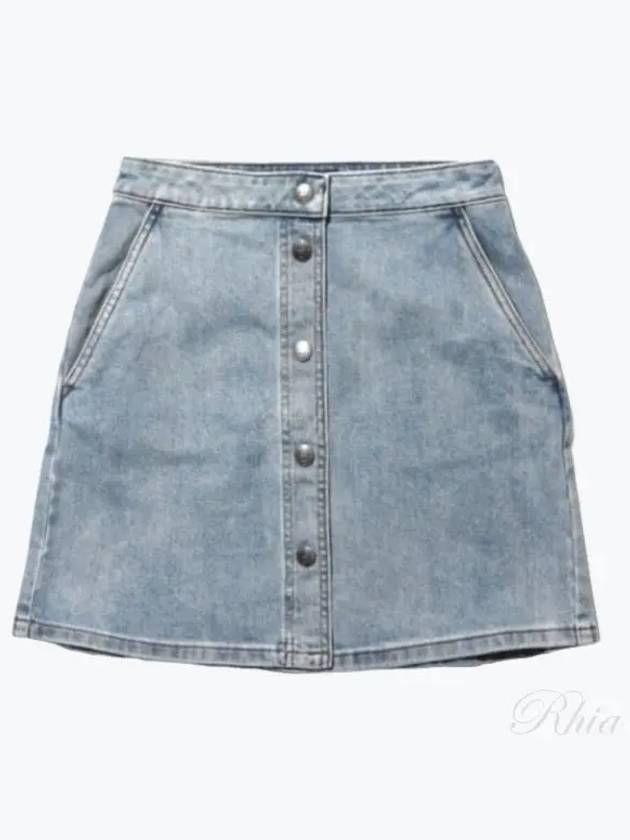 Paula Denim A-line Skirt Wash Indigo - A.P.C. - BALAAN 2