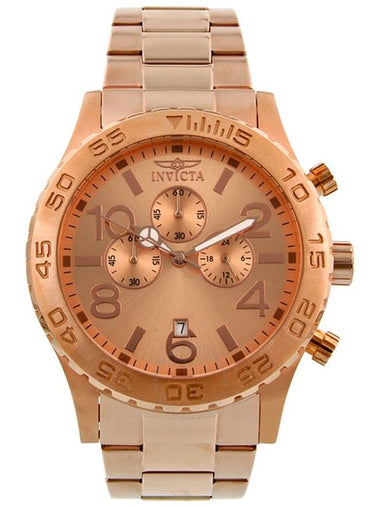 Invicta Elegant Ocean Chronograph Rose Dial Rose Gold-tone Men's Watch 1271 - INVICTA - BALAAN 1