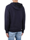 Diagonal Raised Fleece Goggle Hooded Jacket Navy - CP COMPANY - BALAAN 6