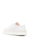 Platform Canvas Low Top Sneakers White - JIL SANDER - BALAAN 3