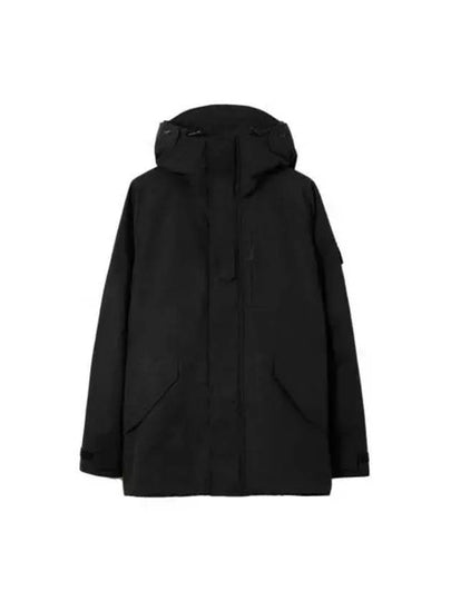 EKD Print Nylon Hooded Parka Black - BURBERRY - BALAAN 2