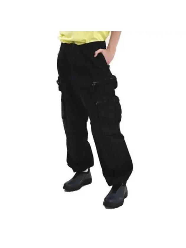 Side cargo pocket pants NMNE23039P111 111IBL - NEMEN - BALAAN 2