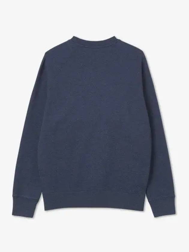 Fox Head Patch Classic Sweatshirt Navy Melange - MAISON KITSUNE - BALAAN 3