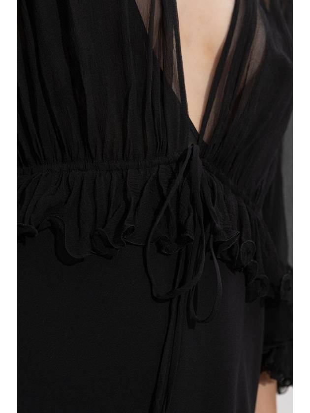 Chloé Silk Dress, Women's, Black - CHLOE - BALAAN 5