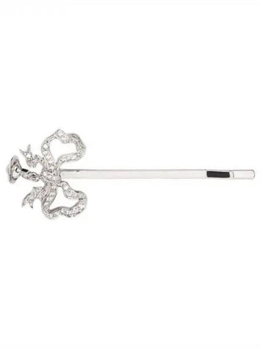 Vivienne Westwood crystal bow barrette - VIVIENNE WESTWOOD - BALAAN 1