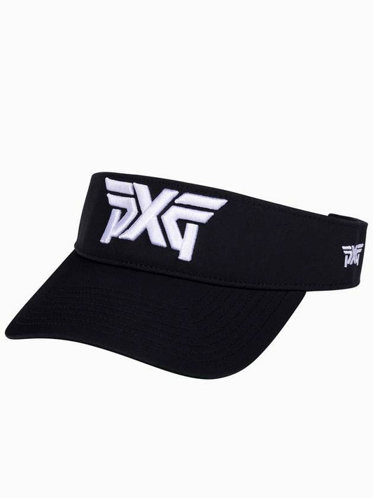 Embroidered Logo Sports Visor Sun Cap Hat Black H 22000014 BLK - PXG - BALAAN 1