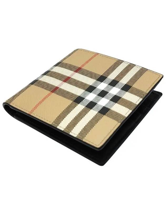 Vintage Check Logo Bifold Wallet Archive Beige - BURBERRY - BALAAN 4