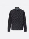 Oblique Cotton Blend Twill Over Long Sleeve Shirt Blue - DIOR - BALAAN 2