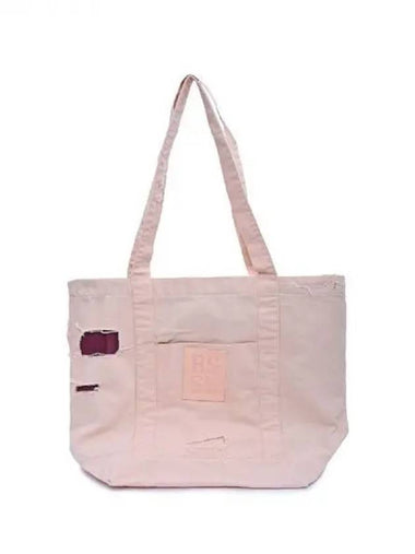 Logo Distressed Cotton Tote Bag 270539 - RAF SIMONS - BALAAN 1