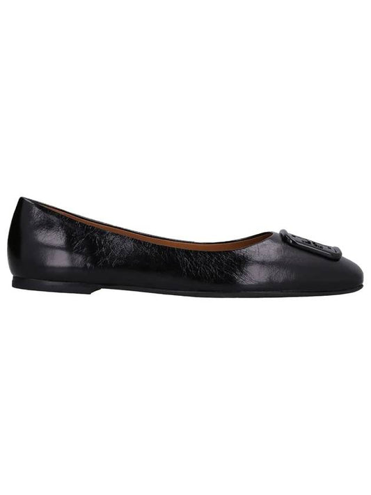 Women's Georgia Leather Flat Black - TORY BURCH - BALAAN 1