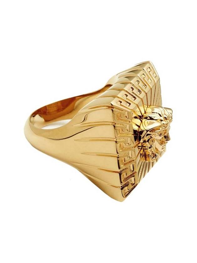 Medusa Square Ring Gold - VERSACE - BALAAN 3