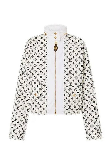 3D Monogram Short Parka White - LOUIS VUITTON - BALAAN 1