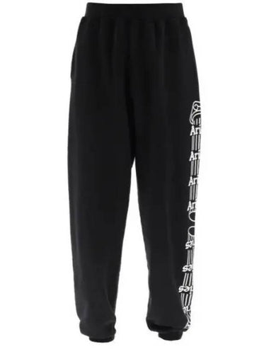 Aries Column Sweatpants Black FTAR30001 - ARIES - BALAAN 1