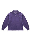 Velvet Open Rugby Polo Shirt Purple - ARCANE FUNK - BALAAN 2