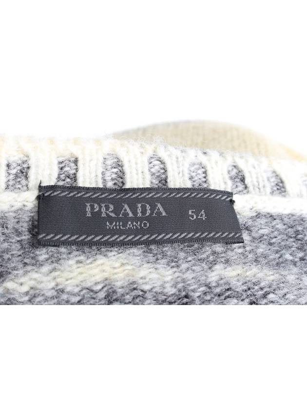 Printed long sleeve crew neck knit 54 105 - PRADA - BALAAN 6