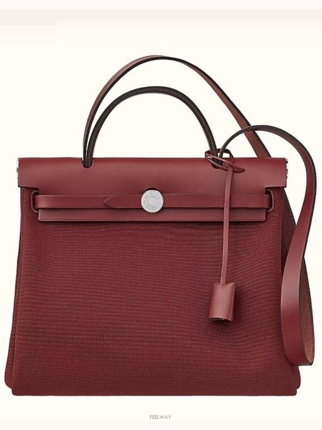 Lux You New Product Erbag Zip 31 Canvas Rouge Ash Silver Cabinet - HERMES - BALAAN 10