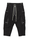 Bauhaus Bela Cargo Track Pants Black - RICK OWENS - BALAAN.