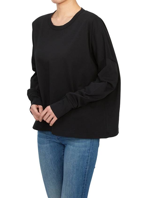 Women s Long Sleeve T Shirt LOOP SNW 1618 BLACK - STUDIO NICHOLSON - BALAAN 6