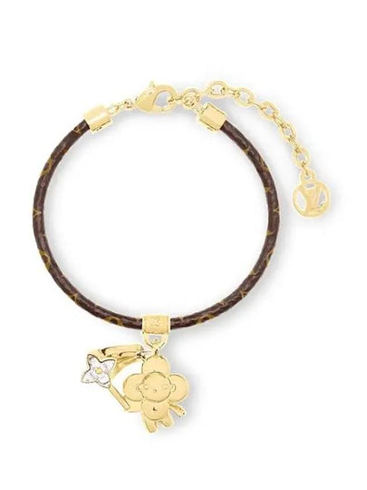 Vivienne Monogram Bracelet Gold Brown - LOUIS VUITTON - BALAAN 2