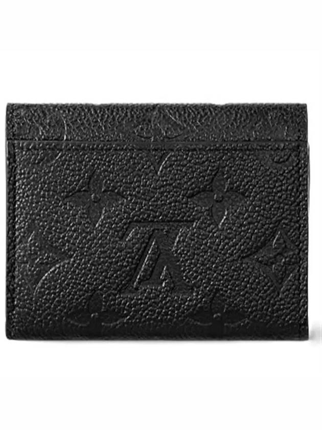 Zoe Monogram Empreinte Half Wallet Black - LOUIS VUITTON - BALAAN 7