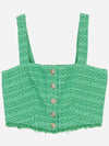 SS Tweed Crop Blouse Shirt MFPTO00712 - MAJE - BALAAN 1