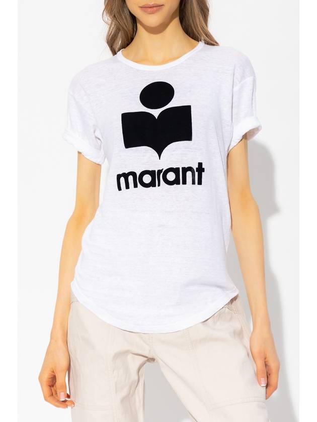 Marant Etoile ‘Koldi’ T-shirt, Women's, White - ISABEL MARANT - BALAAN 3