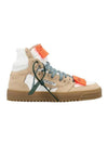 30 Off Court High Top Sneakers Beige - OFF WHITE - BALAAN 1